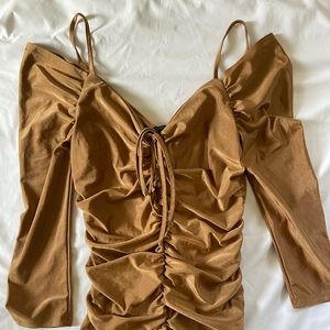 bodycon ruched dress